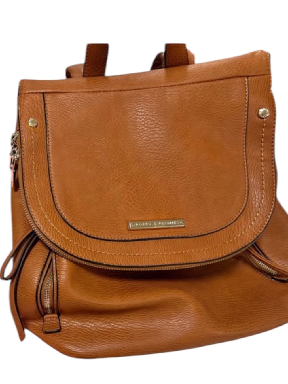 POPPY & PEONIES drawstring flap backpack